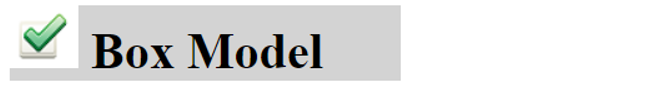 CSS BOX model content
