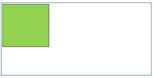 Static positioning inside default positioning