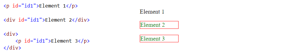 Duplicate ID with other element